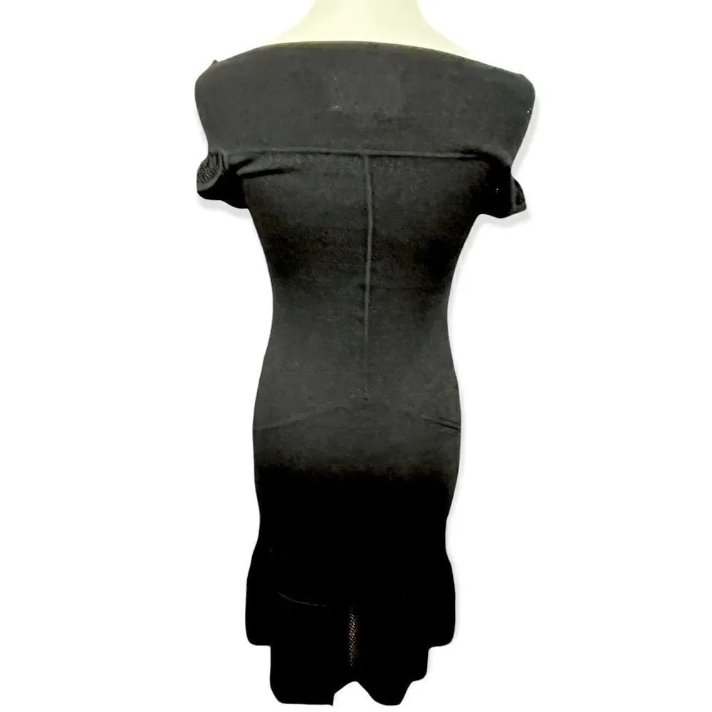 Zac Posen For Target Bandage Style Knit Little Black Dress XS